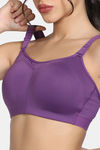 Zelocity High Impact Quick Dry Sports Bra - Sunset Purple — thumbnail 5